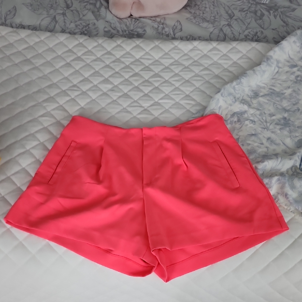 Hot Pink Dress Shorts